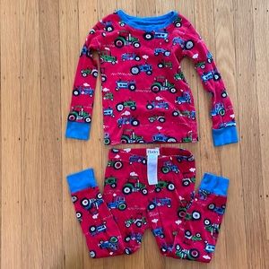 Hatley Tractor Pajama Set Size 3t